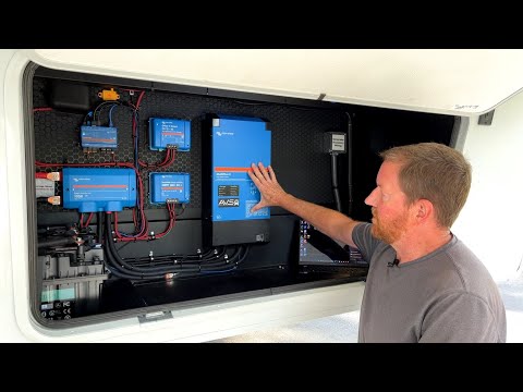 Victron Energy Power System Upgrade in Luxury Brinkley Model Z 3100 Fifth Wheel