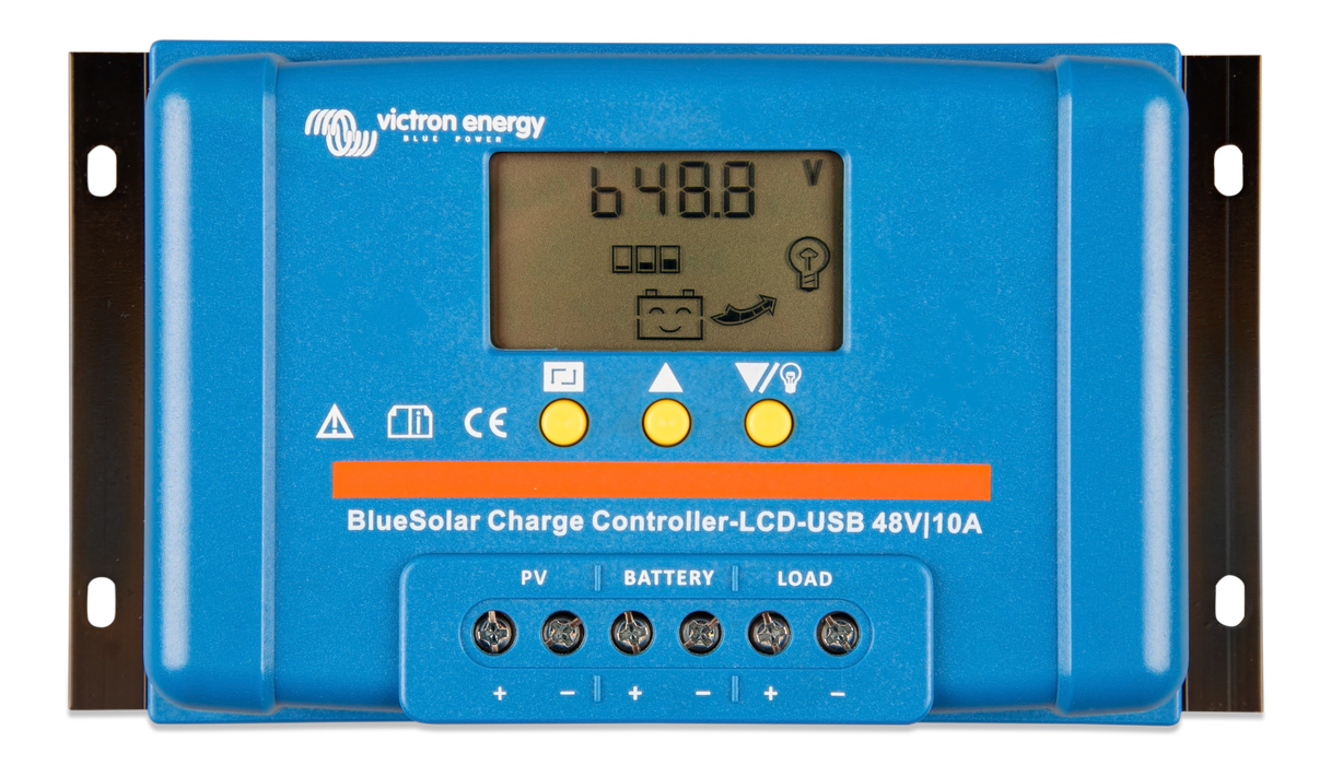 Photo of BlueSolar PWM Charge Controller LCD USB 48V-10A (top)