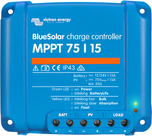 Smart Solarladeregler MPPT 75/15 12V/24V – Campermagic