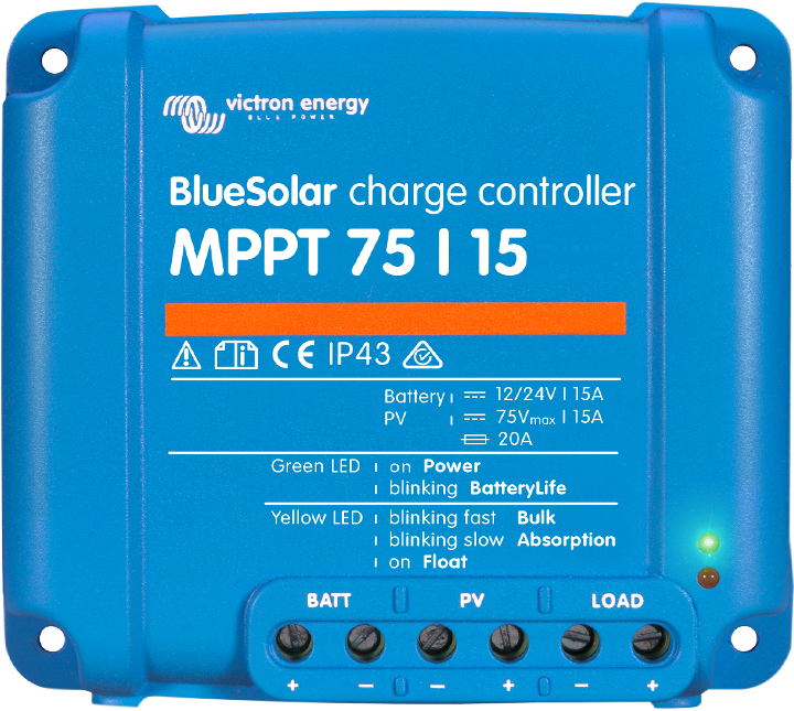 BlueSolar MPPT 75/10, 75/15, 100/15 100/20 — Intelligent