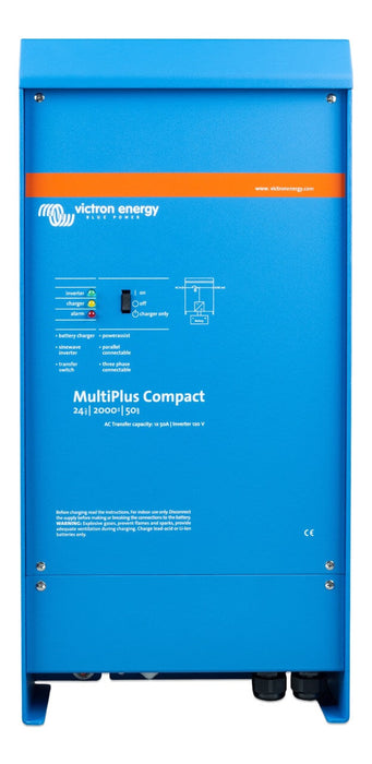 MultiPlus Compact 24V 2000VA 50-50Amp 120V VE Bus inverter charger