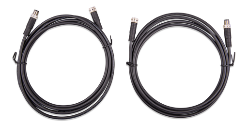 Photo of M8 circular connector MaleFemale 3 pole cable 2m (both cables)