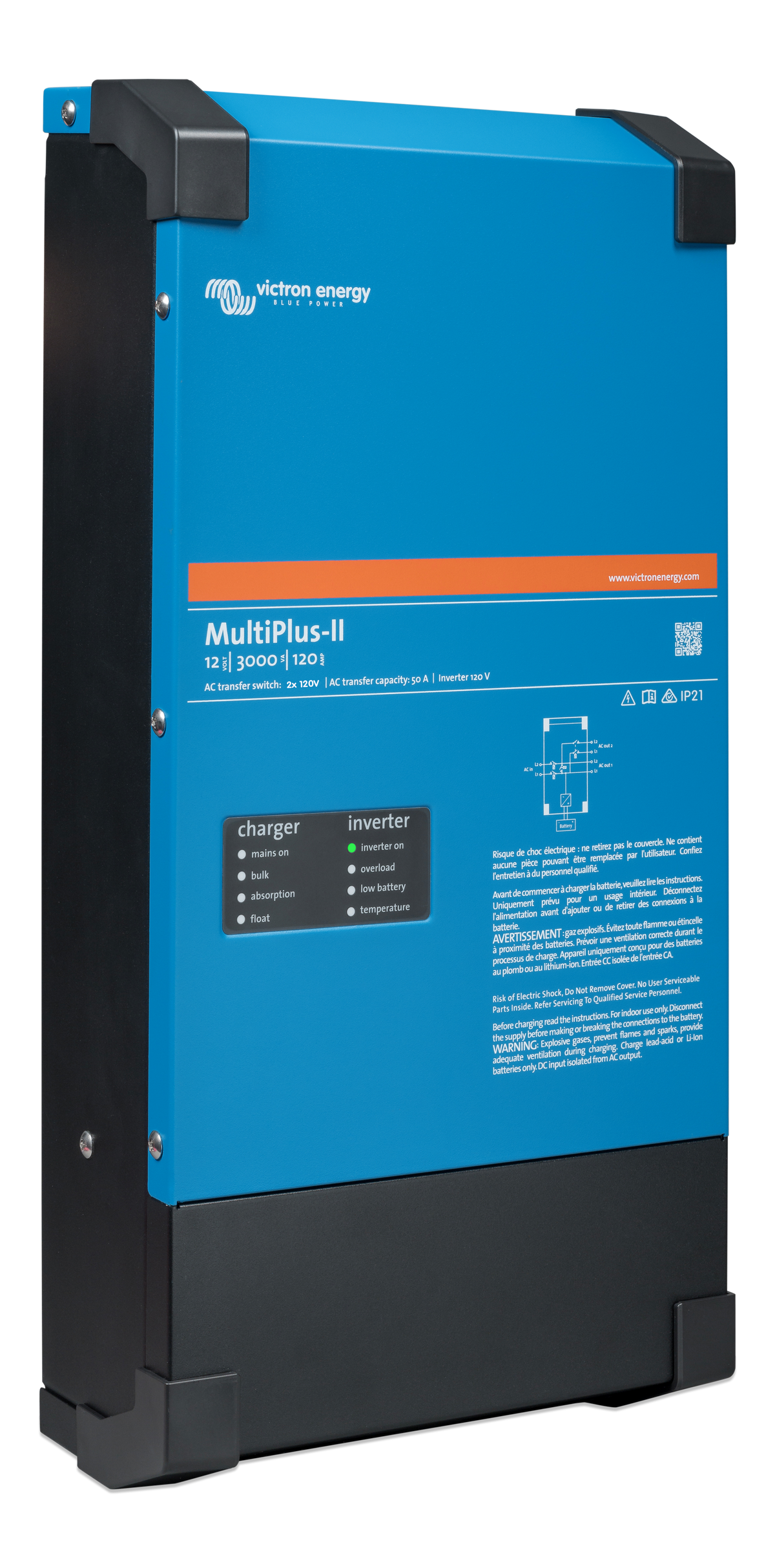 MultiPlus-II 2x 120V Inverter Charger — Intelligent Controls