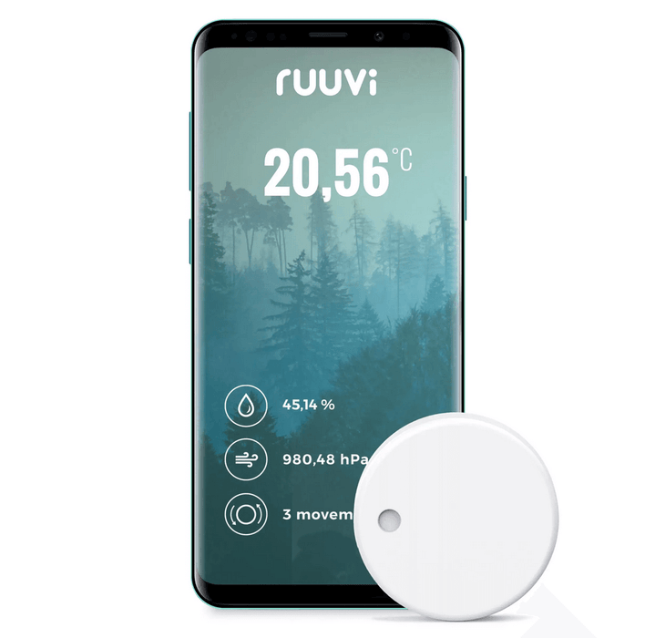 RuuviTag 4in1 and Ruuvi mobile app