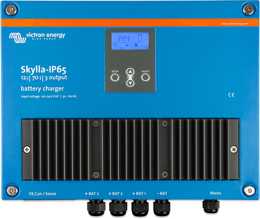 Skylla-IP65 12 volt 70 amp 3 output