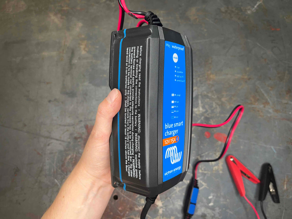 Victron IP65 6V, 12V & 24V Blue Smart Battery Chargers with Bluetooth